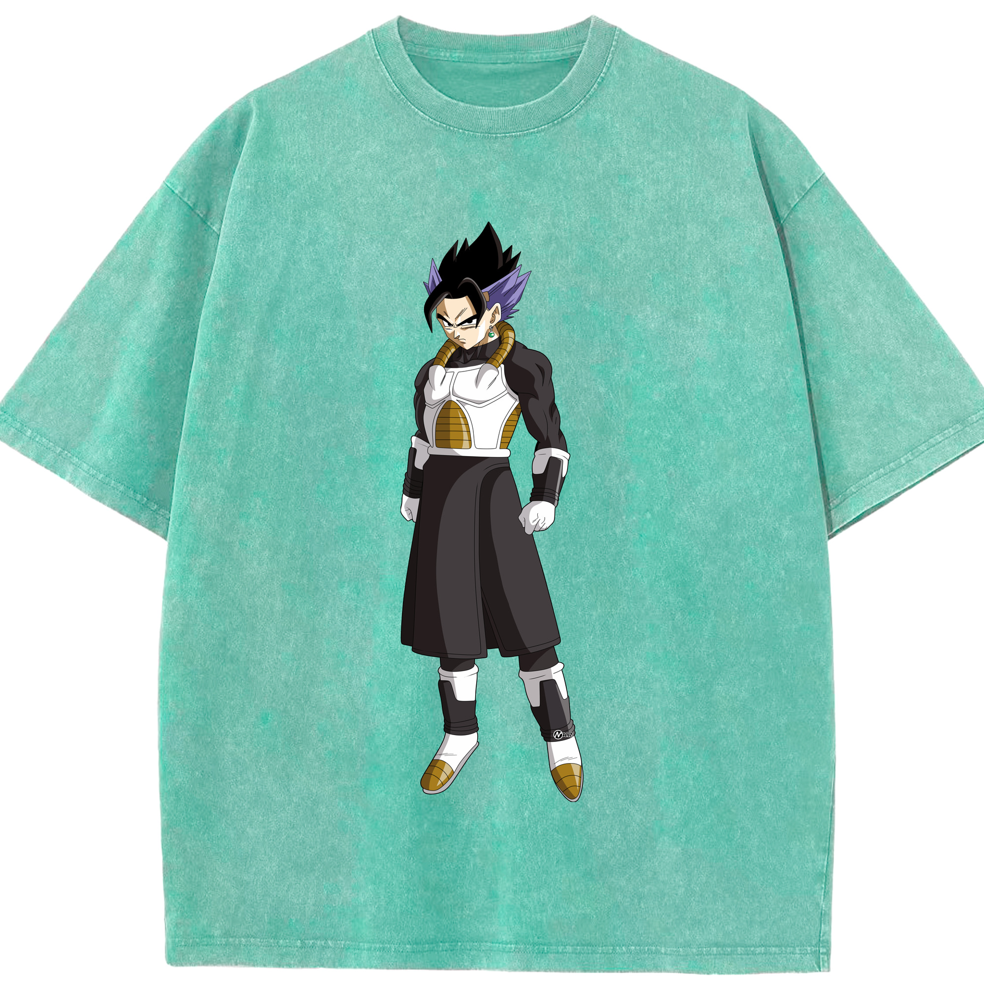 （画像用） ドラゴンボール ベジット DRAGON BALL Vegetto 綿100% ヴィンテージ風 半袖Tシャツ（フロントプリント）
